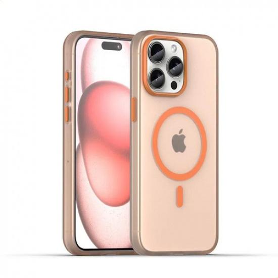 

Matte Phone Case For iPhone 13 Pro Max , Magnetic Phone Cover Case For iPhone 13 Pro Max помаранчевий