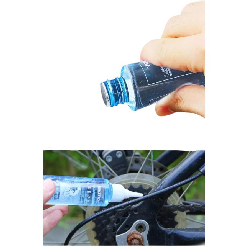 Bicycle Lube Chain Oil Dry Chain Lubricant Bike Gear Lubricant Waxy Maintenance Oil Squirt Road Bicycle New Accessories 60 ML