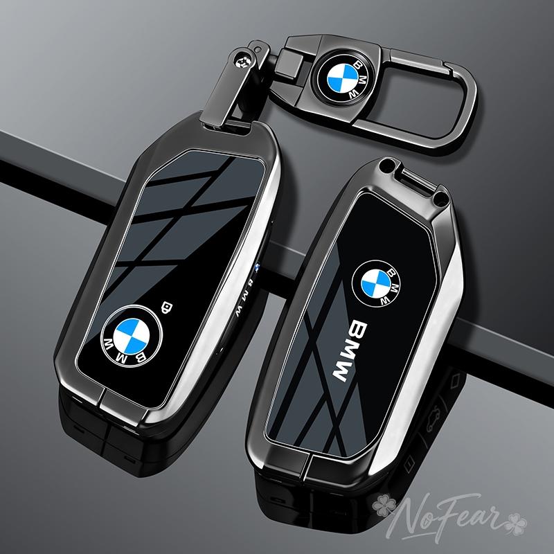 Alloy Car Key Case Cover Shell Keychain For BMW 1 3 5 7 Series X1 X3 X4 X5 F10 F15 F16 F20 F30 F18 F25 M3 M4 E34 Car stickers FF5