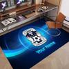 Custom Rug Coventry City Pattern Print Name Text Soft Non‑Slip Floor Carpet for Home Indoor Decoration