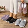 Women's Walking Sandals Breathable Mesh Casual Sneakers Summer Shoes Soft Sole Platform Slip-On Walking Shoes