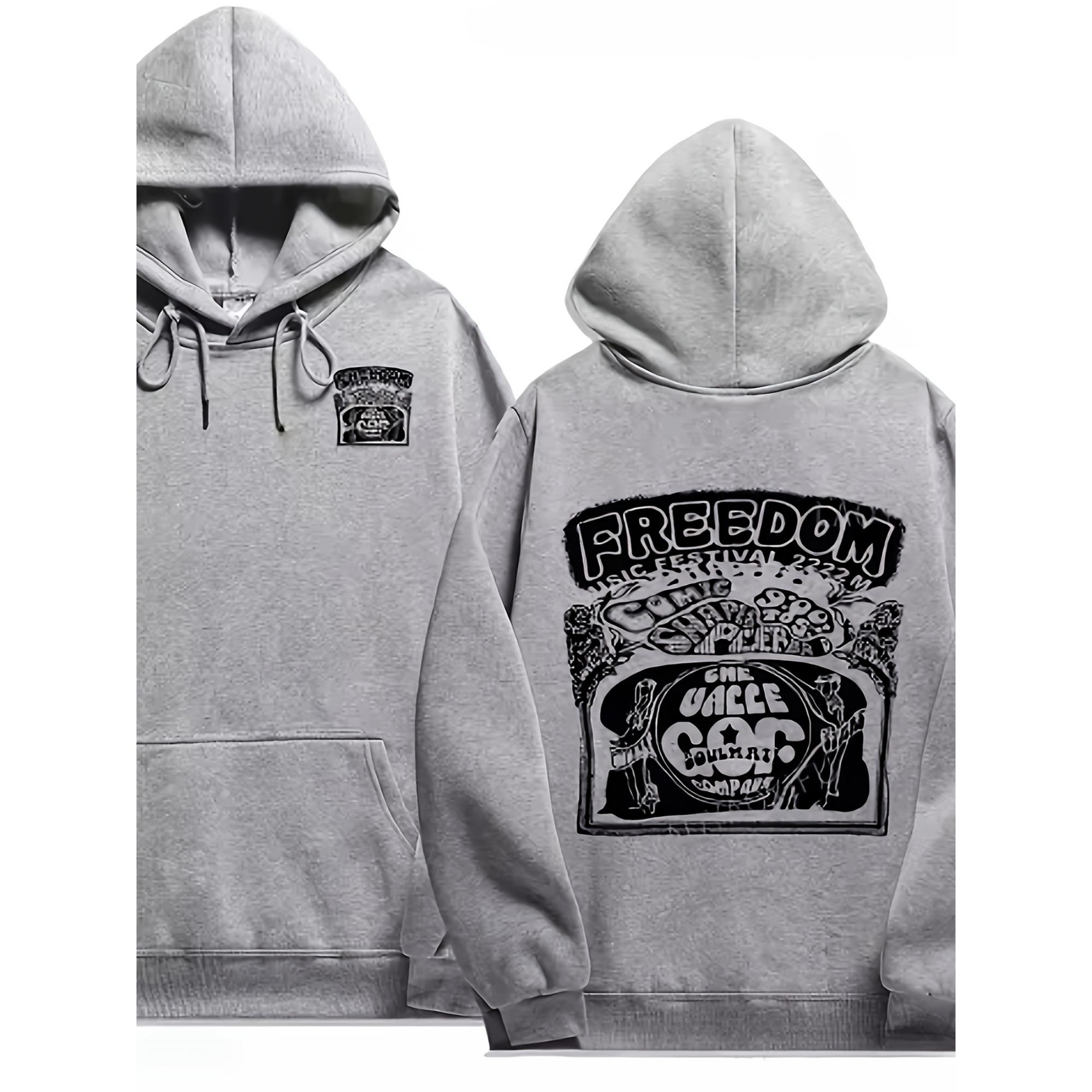 

Unisex Fear & Screams Hoodie Skull Print Hoodie MenClothing Harajuku Vintage High Street Hoodies Unisex Casual Sweatshirt Tops 3XL