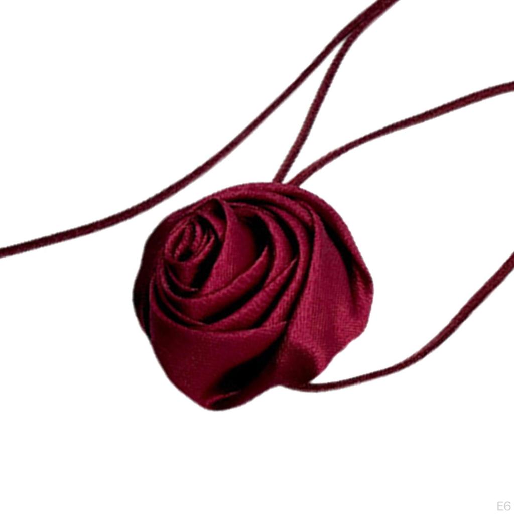 Elegant Rose Choker Necklace for Women