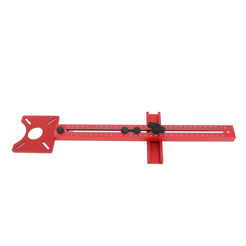 Router Milling Groove Bracket Aluminum Alloy Adjustable Multifunctional Cabinet Hardware Jig and Router Guide for
