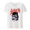 Metal Band Damen T-Shirt 2023 Neu Slayer Herrenbekleidung Sommer T-Shirts ModaL Punk Rock Y2k Oberteile Grafik Harajuku Tees
