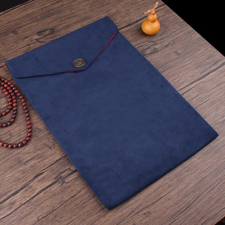 

24x34 cm Silk Brocade Thickened Sutra Bag - Pen Holder & Dharma Tool Bag 24*34 cm