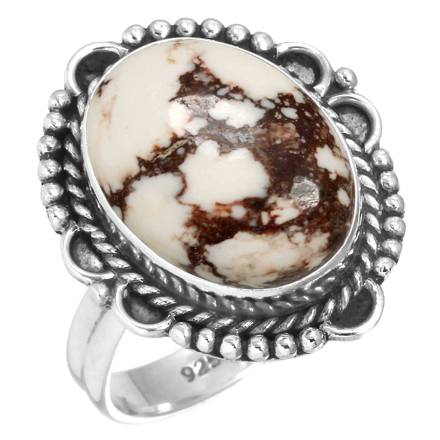 

Кольцо из стерлингового серебра 925 пробы Женское с драгоценным камнем Ручная работа Ювелирные изделия Подарок на день рождения Смитсонит Губчатый коралл Серафинит Шаттукит Тулит Дикая лошадь Коктейль 8.5