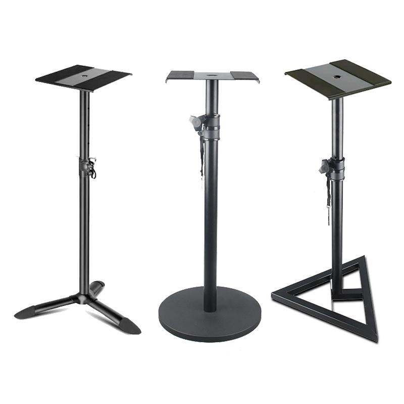Studio Monitor Speaker Stand - Adjustable Tripod for 4"-8" Speakers