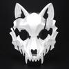 Maschera Teschio Festa Denti Lunghi Demone Scheletro Mezza Maschera Lupo Drago Tigre Maschera Houjuu Nue Cosplay Halloween Accessori Costume