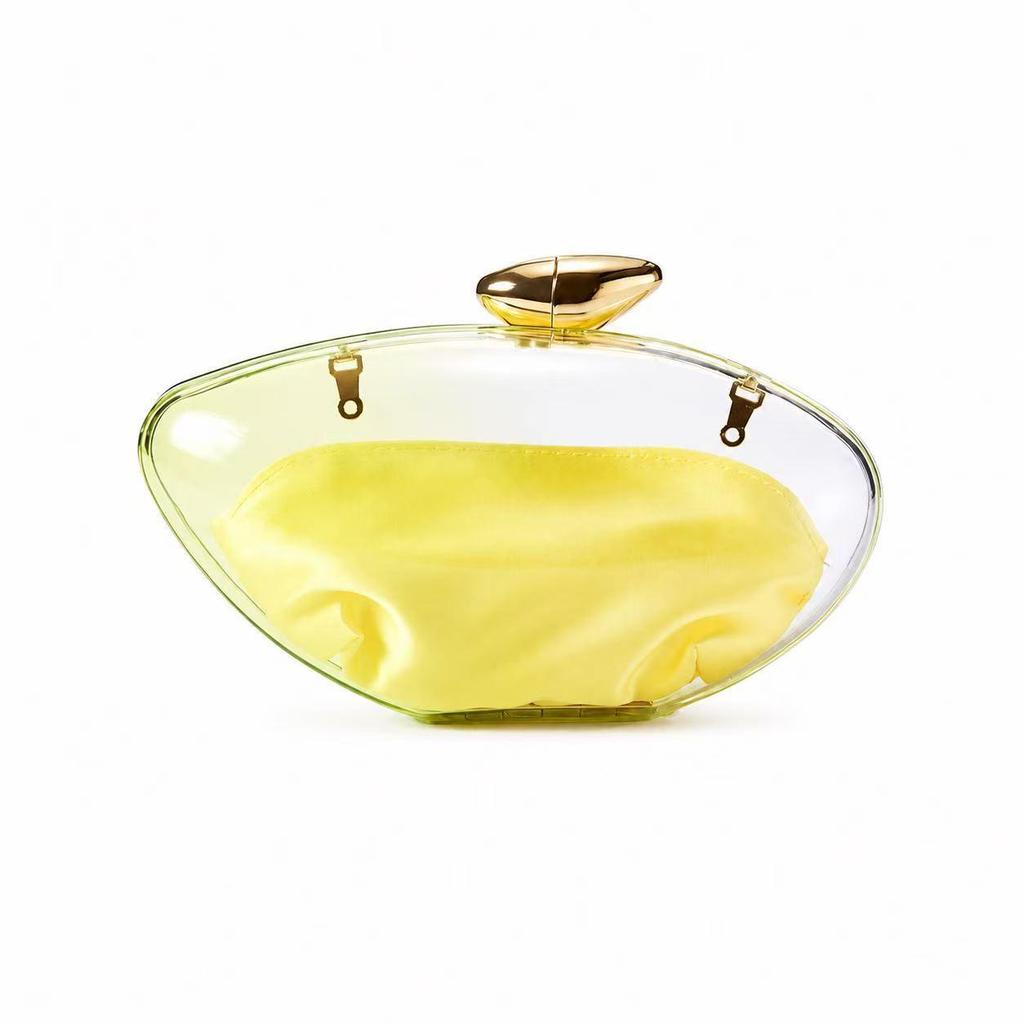 Women's Fashion Acrylic Clear Handbag: Trendy Evening Clutch