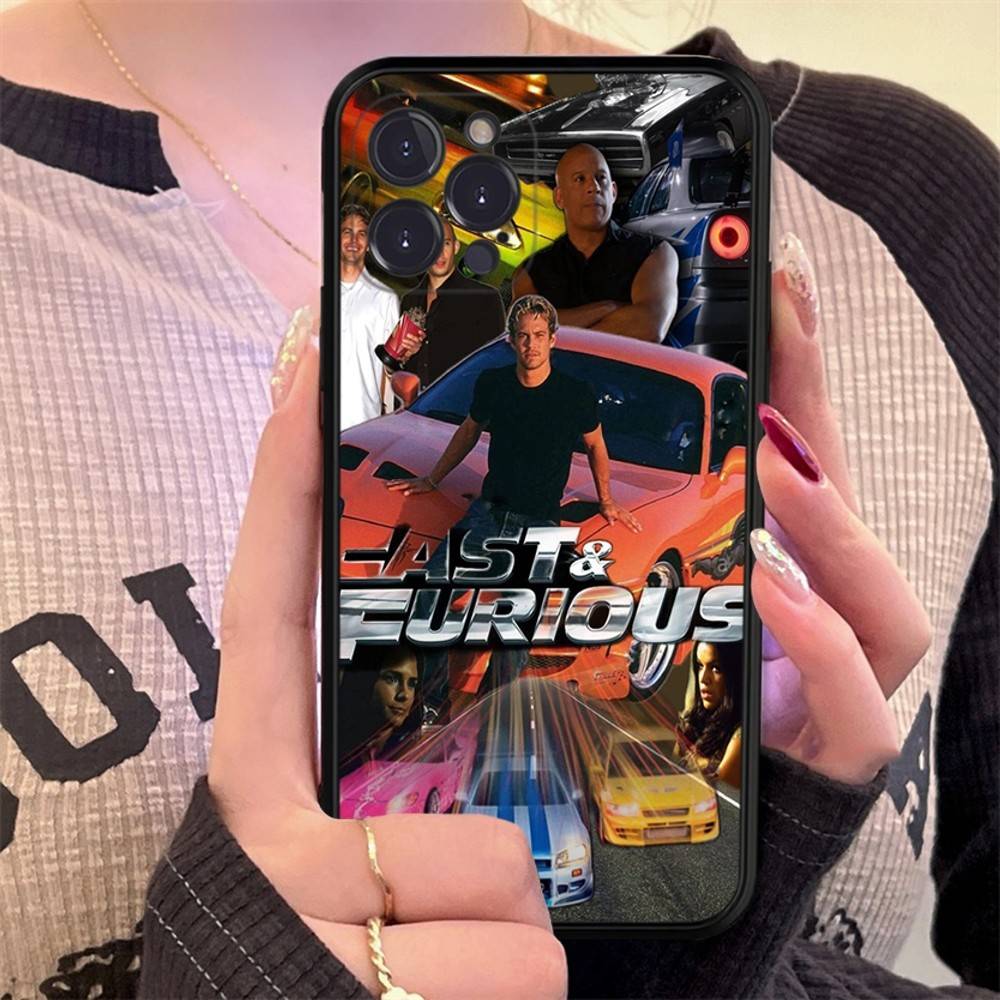 Action Movie Series Fast F-Furious Phone Case Silicone Soft For Iphone 16 15 14 13 12 11 Pro Mini XS MAX Plus X Cover