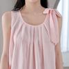2026 Women's Summer Cloud Cotton Pajama Set: Lightweight Vest & Cropped Pants, Convertible to Relaxed Style