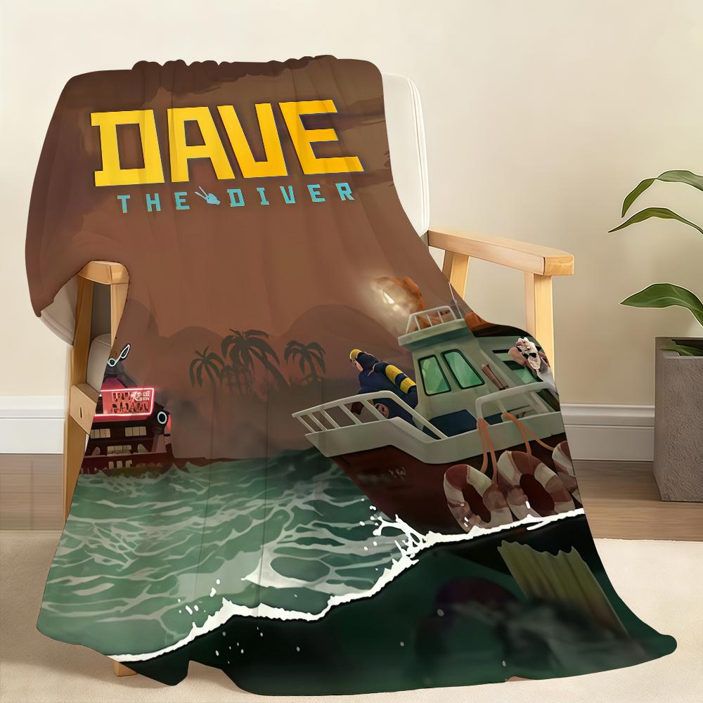 Game DDAVE TTHE DDIVERR Blanket Soft Throw Blanket for Home Bedroom Bed Sofa Picnic Travel Office Rest Cover Blanket Gift