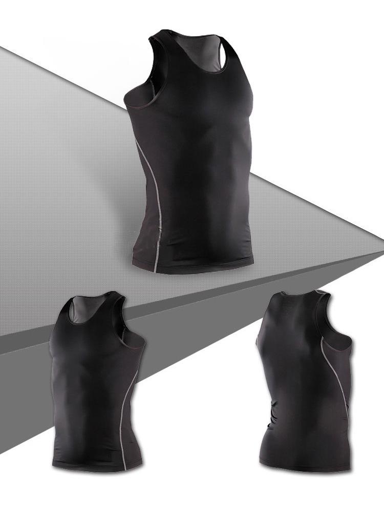 Herren Schnelltrocknende Sport-Tights Weste für Basketball, Laufen und Sommer-Fitness