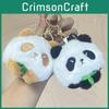 Adorable Cartoon Panda Plush Keychain Toy Cute Stuffed Bag Charm Gift For Couples
