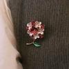 Creative Literary Hydrangea Plant Flower Brooch Ladies Western Pin Sweater Brooch Jewelry Accessories