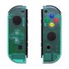eXtremeRate Switch Clear Material Handheld Controller Housing Compatible with and Switch Also Includes a Full Set of Buttons and Console Case Are Not