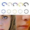 1 Set Nose Ring Shiny Exquisite Simple Long Lasting Geometric Nose Ring for Prom