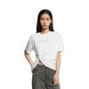 Calvin Klein Solid Color Logo Print Knot Short Sleeve T-Shirt Women Tops White J221109-YAF