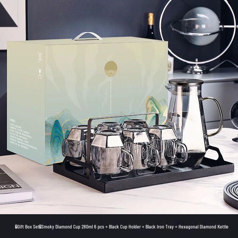 Premium Glass Drinkware Set