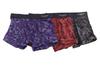 Grave Vault Love Camouflage Short Boxer Purple Men's Briefs,