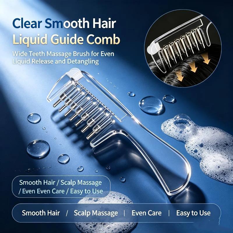 Multi-Function Mini Portable Head Applicator Anti-Frizz Scalp Nourish Hair Firming Applicator Anti-Static Hair Care