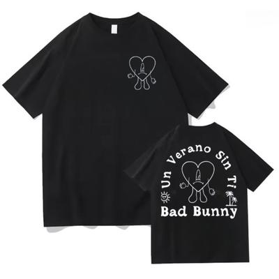 Rapper Bad Bunny Tour 2026 Debi Tirar Mas Fotos Dtmf Merch Vintage Washed Tee Unisexs Unisex Fashion T Shirt Cotton Casual Tshirts