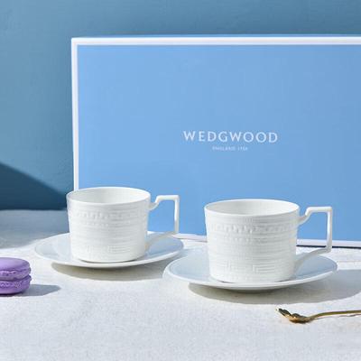 Wedgwood Italský reliéfní dárkový set 2 šálků a podšálků
