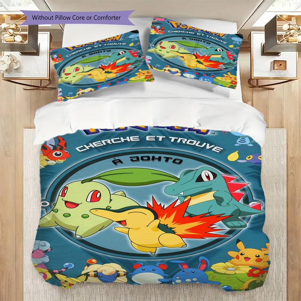 Evolutionary Eeveelutions Pokmon Collage Bedding 1 Duvet Cover 2 Pillowcase Without Core Christmas Birthday Gift