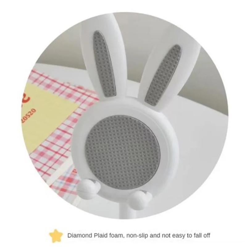 Růžový držák na telefon Stolní stojánek na mobilní telefon Pro smartphone Nastavitelná Roztomilý králíček Kreslený Stolní podpora