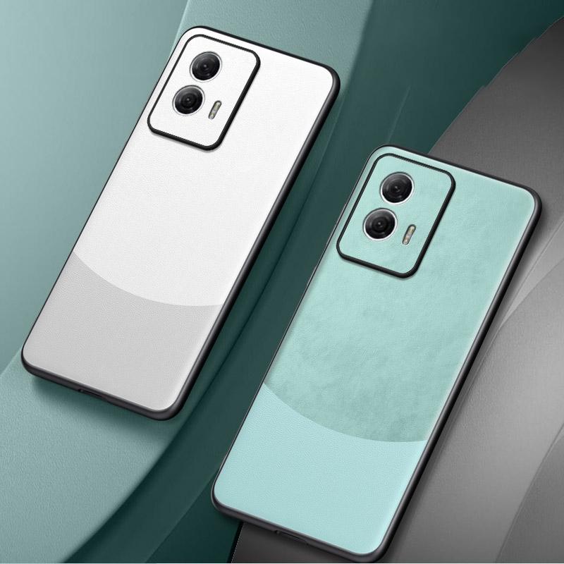 Luxury PU Leather Phone Case For Motorola Edge 50 Fusion Back Cover Silicone Protection Case For Motorola Moto Edge50 Fusion 5G