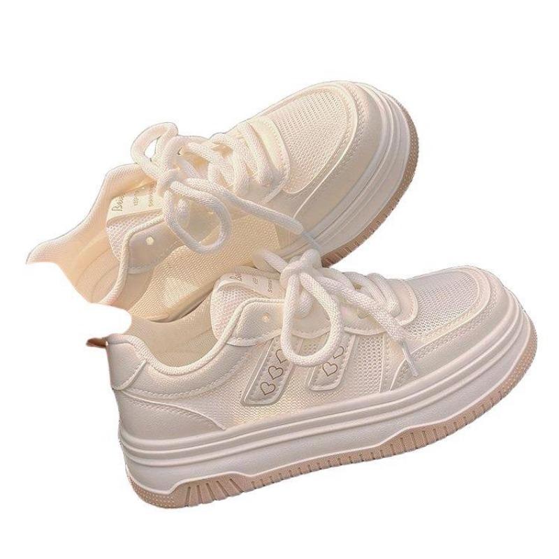 Summer Women's Shoes Little White Shoes Women's Skirt New Mesh Shoes Breathable Mesh Casual Shoes Sports Board Shoes