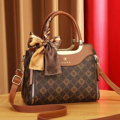 Premium Bag Women's 2025 New Fashion Embossed Portable Tote Bag Spring Versatile Foreign Style Shoulder Messenger Bag