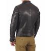 SKINOUTFIT Men's Genuine Lambskin Black Leather Jacket Stylish Motorcycle Bomber Biker Outerwear MJ 218