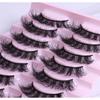 10 Pairs Of False Eyelashes, Naturally Thick And Messy, Curled And Fried Eyelashes