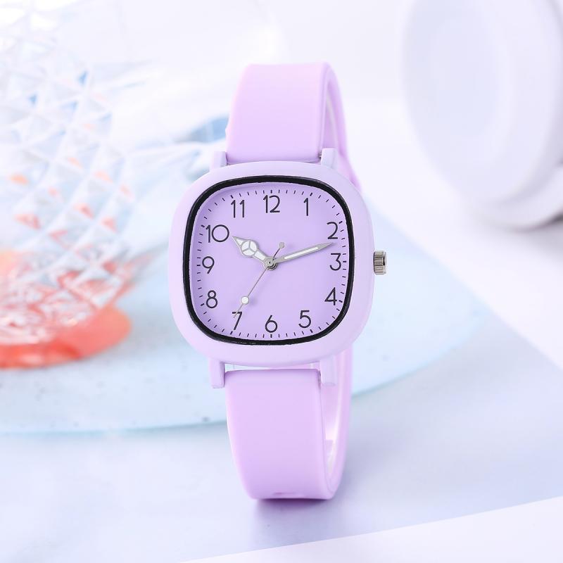 Módní dámské hodinky Silikonový řemínek Náramkové hodinky Quartzové hodinky pro ženy Hodiny Dámské hodinky Dárek Reloj Mujer