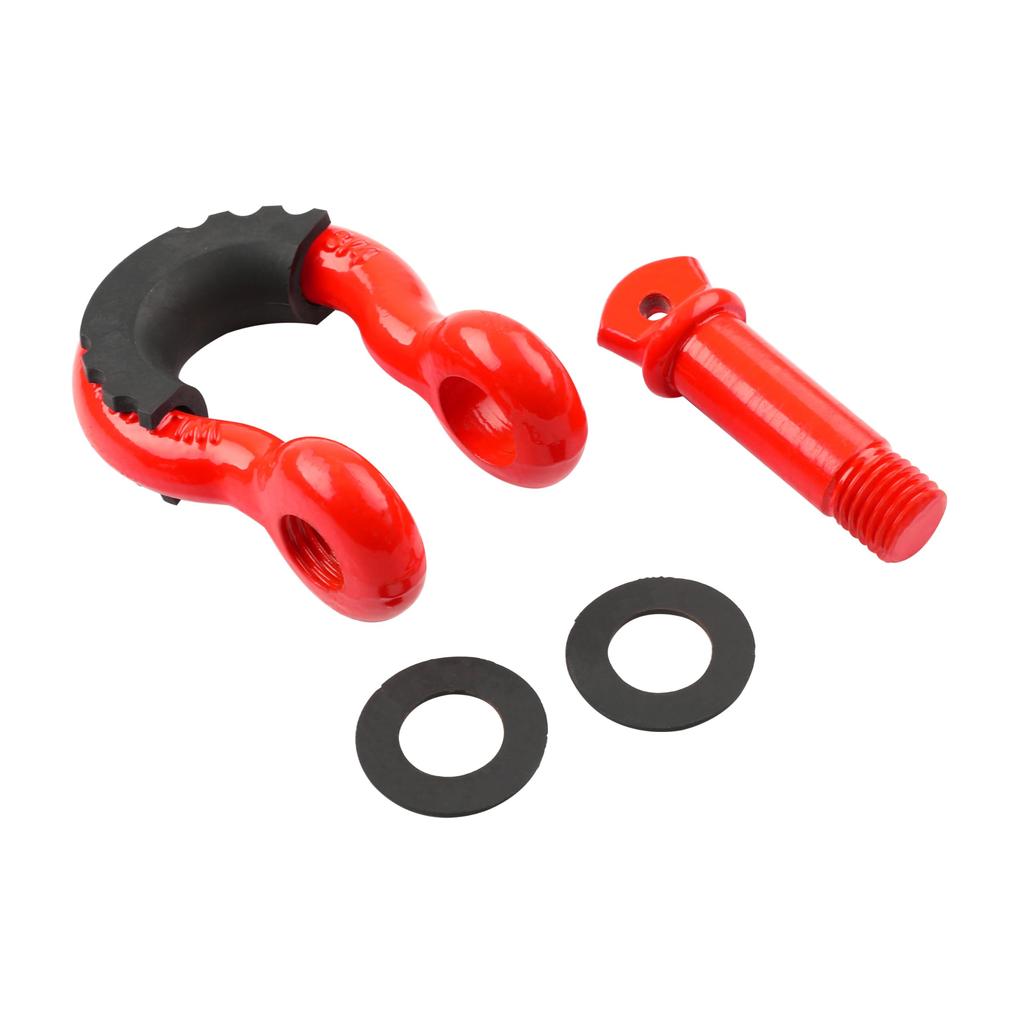 STEELMIGHT Abschlepphaken Anhängerkupplung Abschleppschäkel Kupplung Anhängerkupplung mit Verriegelung für und Anhänger Ring, 2" D-Ringaufnahme, 3/4" Bolzen, Autos, LKWs,