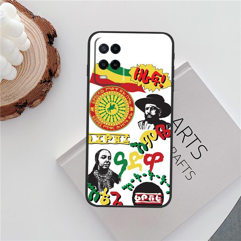 Emperor Menelik Ii Of Ethiopia Adwa Case For Oppo A15 A80 A60 A40 A94 A54 A98 A78 A18 A38 A58 A16 A76 A96 A17 A77 A74 A57S Cover