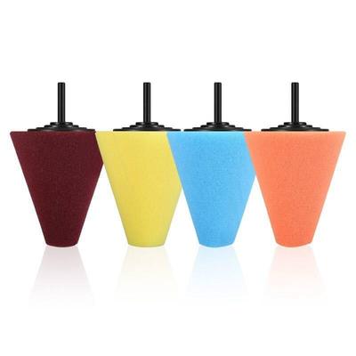 Conical Sponge Brush for Car Waxing, Wheel Hub Cleaning & Polishing