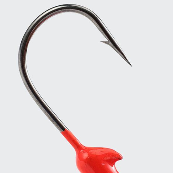 20Pcs 2.5CM/2.5G Colorful Eyes Fishhook Heavy Duty Metal Barbed Round Head Fishing Hook Freshwater Saltwater Bass Fishing Accessories