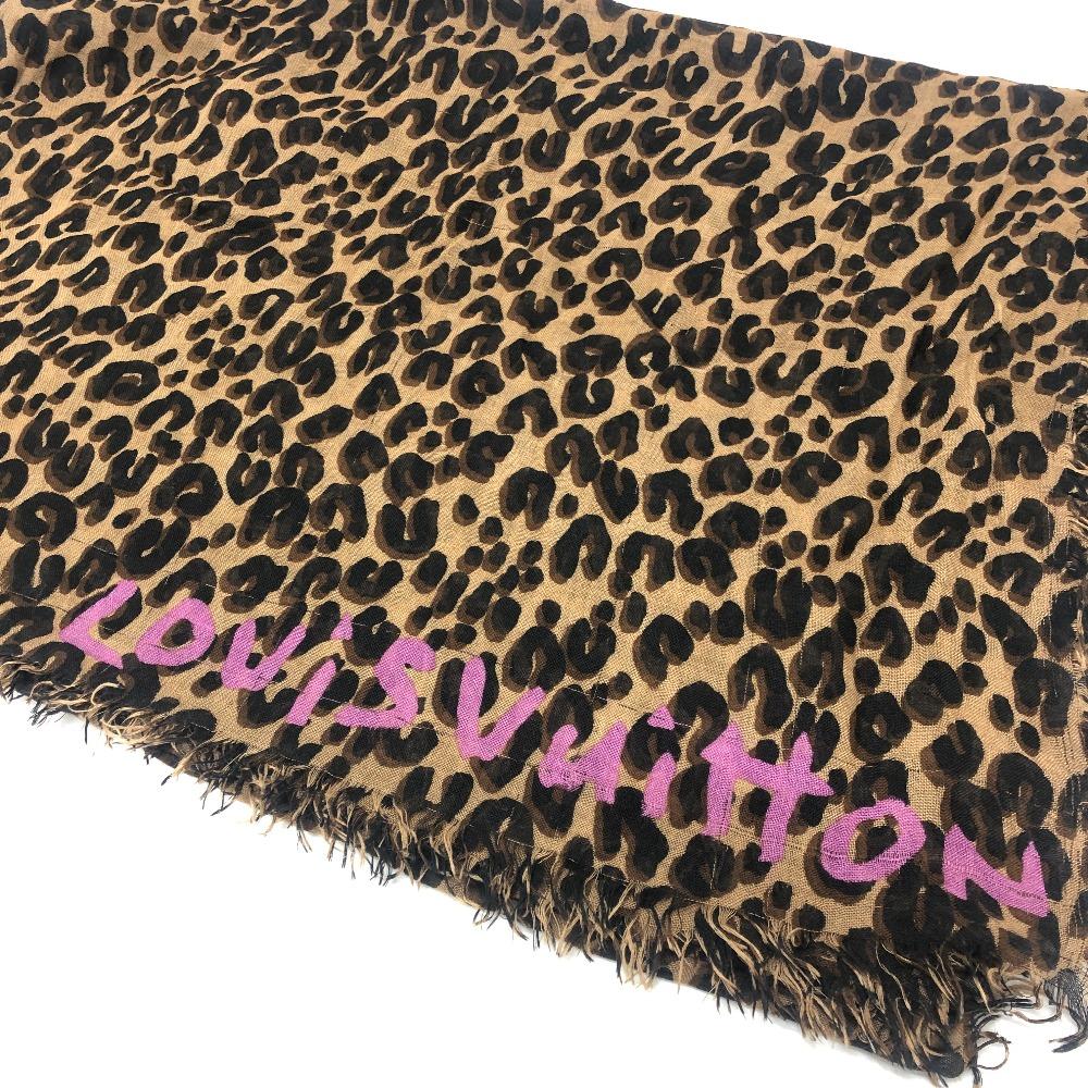 Louis Vuitton M79566 Etol-leopard Fashion accessory large format Stole/Shawl