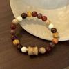 Andalwood Multi-pearl Bracelet Women' New Ethnic Tyle Beaded Jewel Ancient Tyle Zen Bracelet Men
