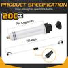 SOWKIPE 200CC Automotive Fluid Extractor Pump, Premium Manual Extraction & Fill Pump With 2 Hoses, Oil Syringe With Powerful Suction, Fluid Oil