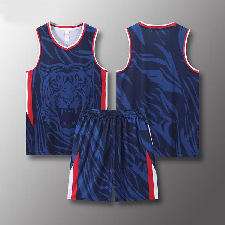 Basketball Suit Men'S Team Game Quick-Drying Sports Training Suit Adult Children'S Jersey Sports Yardage Printing