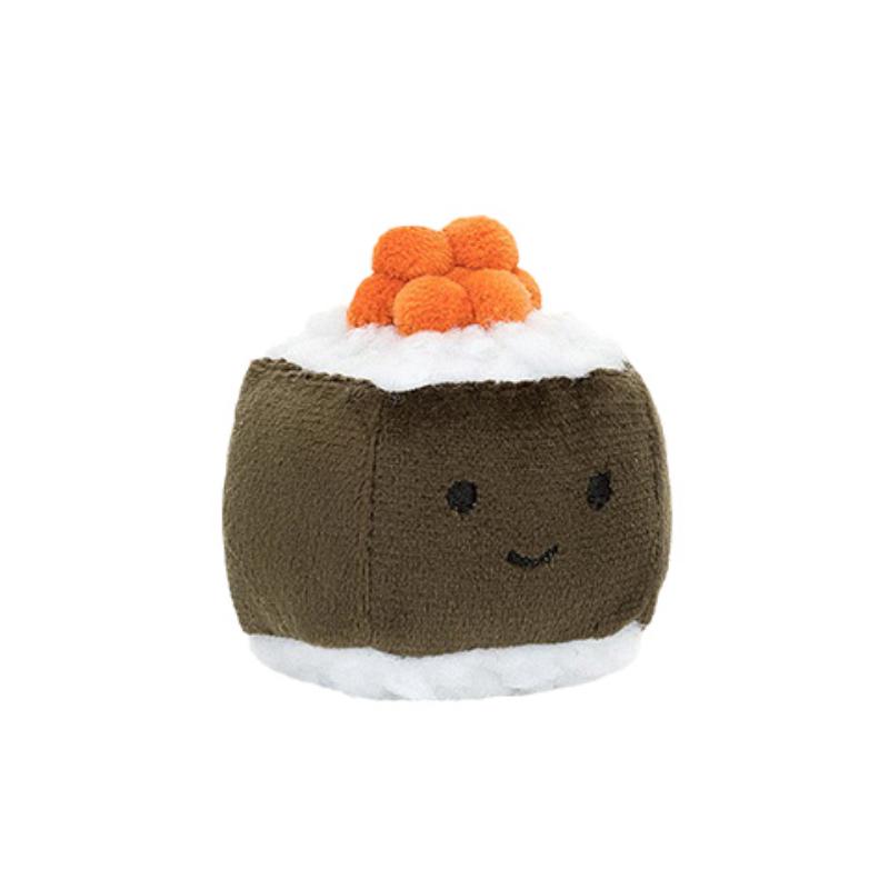 

JELLYCAT Fun Food Series Fashionable Sushi Roll Cute Doll Plush Doll 5cm Tall