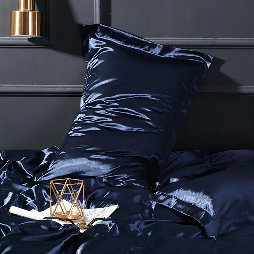 100% Natural Mulberry Silk Pillowcase Hair Skin Protect 22 Momme Pillow Cover Luxury Comfortable Decorative Standard Queen Cases