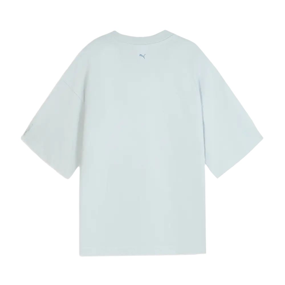 New PUMA T Shirts Unisex Silver 633622-42