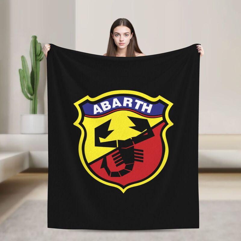 Abarth C Cool Comfortable Soft Throw Blanket Lightweight Warm Flannel Fluffy Blanket for Sofa Travel Camping Children and Adults