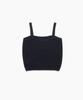 Tudument Punching Sleeveless Knit Top Navy