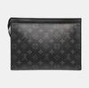 [Usado] Louis Vuitton Pochette Voyage MM 'Lona Monograma Eclipse Preta' - Muito Bom #1G1KZWY